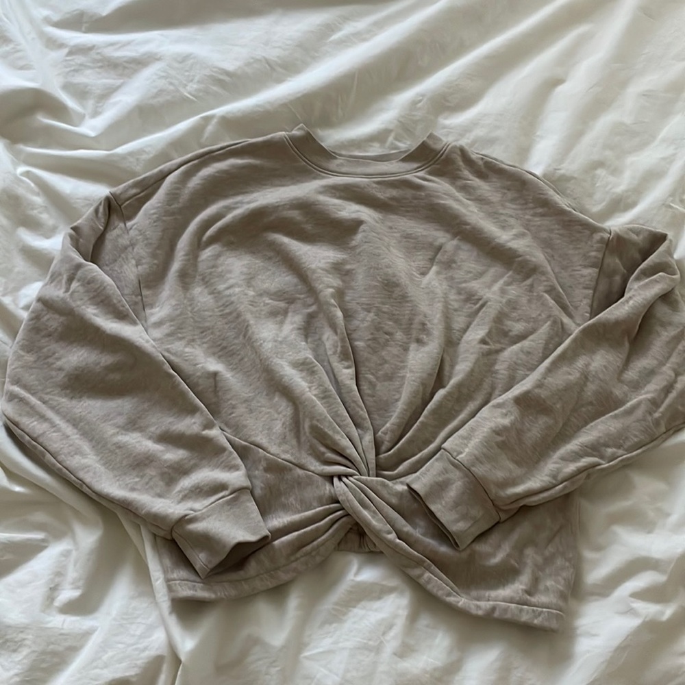Frame Cropped Sweatshirt